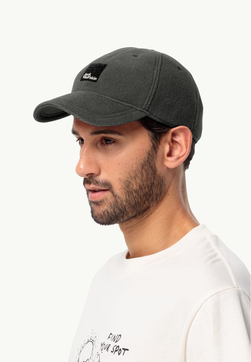 Jack Wolfskin Bockenheim Cap in Granite Black-1